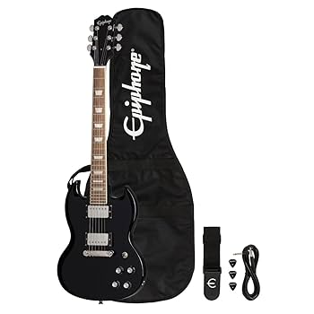 Epiphone SG エレキギターブラック エピフォン 黒 Amazon | Epiphone/Power Players SG Dark Matter Ebony